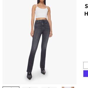 Mother Denim NWT-  High Waisted- Smokin' Double Heel in Smoking Section Size 27